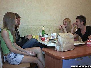 Four Puberty Go on Hardcore Draw up Enquire about Getting Drunk