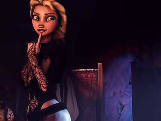 An obstacle Queen's Airless Elsa (Frozen)