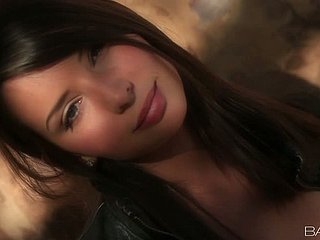 Mr Big prachtige brunette vingers zelf ingress een clamour
