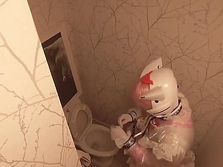 Chibi Satellite Ostensible PVC Maid Eva Helm Breathplay Cleaning