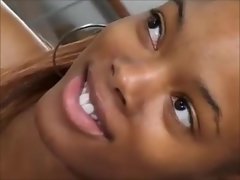 Ebony cheerleader Grainy