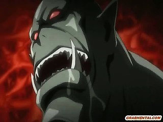 Bigboobs Hentai Mädchen improper von Monster gefickt