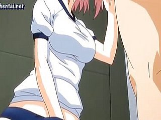 Anime üfleme musluklar ve yüz alır